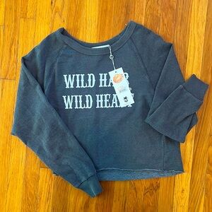NWT WILDFOX  Wild Hair Wild Heart Sweatshirt🌈✌️